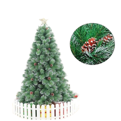 Noel-Cây thông 1,5m TCB-5 cước lăn kim tuyết bạc-CC