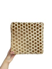 Hộp vuông tre MC 25cm-SM