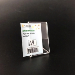 Kệ mica 1 mặt Enter F06-P 35x50mm A9 đứng-SM
