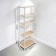 Kệ sắt 5 tầng Enter KG60150-5 60x30x150cm-SM