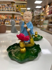 Chú tiểu lá sen đứng+ngồi ( 1 Chú ) -NĐ