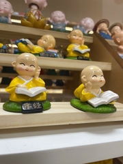 Chú tiểu đọc sách vàng/xanh-BL