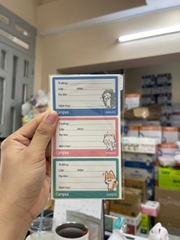 Nhãn tập Campus NT-18AC-VT