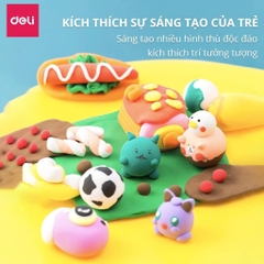 Đất nặn 24 màu Deli 67825 hồng-LA
