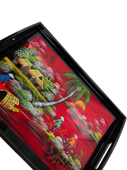 Khay sơn mài CN Đồng Quê 399-SNTB