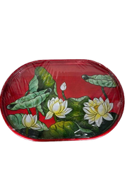 Khay sơn mài oval-SMTB