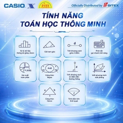 Máy tính Casio FX-880BTG Plus trắng-BT