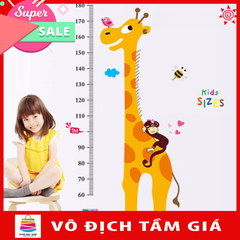 Decal dán tường đo chiều cao- AY9092-kiddecals