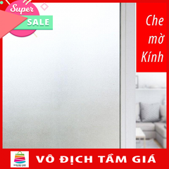 [Lấy mã giảm thêm 30%]Giấy dán kính phòng tắm phòng khách che ánh sáng cửa số [khổ 60cm] - HPGLASS Hình ảnh sắc nét bền đẹp không bay màu