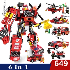 Đồ chơi lắp ghép Robot Biến Hình MK Series chi tiết Bằng nhựa ABS an toàn  LegoStyle