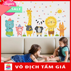 Decal dán tường động vật đáng yêu SK9320