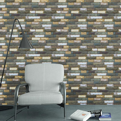 Giấy dán tường Hoạ tiết Giả Đá Cực Đẹp 5M HPMWallpaper
