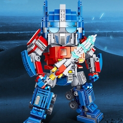 Đồ chơi lắp ghép mẫu Robot Supper Warrior với hơn 500 chi tiết chất liệu nhựa ABS cao cấp