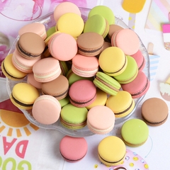 Combo 2 Charm Slime Squishy Bánh quy nhân kem nhiều màu