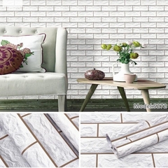 [HCM]10M GIẤY DÁN TƯỜNG SĂN KEO GẠCH Nhiều màu (45cm x 10m). Không thấm nước không độc hại hoàn toàn thân thiện với môi trường WallpaperHPM