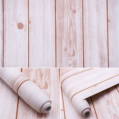 [HCM]giấy dán tường sẵn keo vân gỗ dọc ghi (10m x 45cm / cuôn) nhiều màu WallpaperHPM