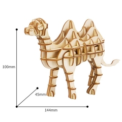 [HCM]Mô Hình 3D Mẫu Con Lạc Đà Kích Thước Lớn chất liệu gỗ cắt CNC Nhà Búp Bê Gỗ