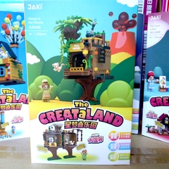 Đồ chơi lắp ráp Robot Kiểu Lego Cho Bé Gái , Bé Trai Create Land Chất liệu nhựa ABS cao cấp Với trên 230 chi tiết