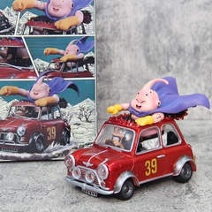 Mô Hình DragonBall Satan lái oto chở Majin buu - Cao 12cm - rộng 9,5cm , nặng 500gram - Figure DragonBall - Có Hộp màu