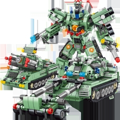 Đồ chơi lắp ráp cho bé trai Robot và Xe Tank 8 trong 1 với 832 chi tiết có thể ráp thành 25 kiểu khác nhau
