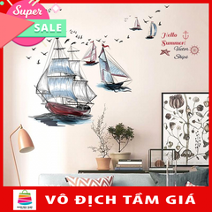 Decal dán tường Vector Ships SK9310 framedecals