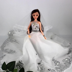 Búp bê cô dâu 3D cao cấp 35cm thướt tha búp bê xinh xắn Minidoll, với chất liệu cao cấp, từng chi tiết được thiết kế tỉ mỉ, tinh xảo vô cùng tinh tế, sang trọng