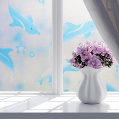 [Lấy mã giảm thêm 30%]Giấy dán kính phòng tắm phòng khách che ánh sáng cửa số [khổ 60cm] - HPGLASS Hình ảnh sắc nét bền đẹp không bay màu