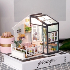 Mô hình nhà lắp ghép Ban công hiện đại  Nhà Búp Bê Gỗ -Diydollhouse