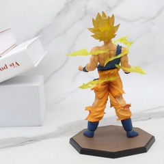 Mô hình Dragon Ball SonGoku super saiyan siêu đẹp kèm hiệu ứng effect cao 17cm - figure mô hình 7 viên ngọc rông