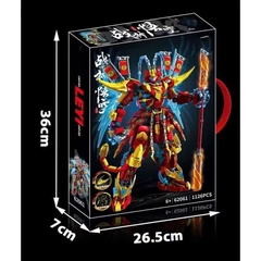 Đồ chơi lắp ghép Tôn Ngộ Không Tề Thiên Đại Thánh Black Wukong chiến đấu cực ngầu với 1126 chi tiết - Tháo lắp toy