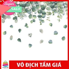 Sticker Giấy Dán Tường Decal Dán tường Mẫu Hoa Lá Cực Xinh ZH002