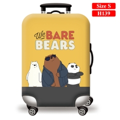 Túi bọc bảo vệ vali -Áo vỏ bọc vali -We are Bears H139 Size S M L XL HPValiOEM