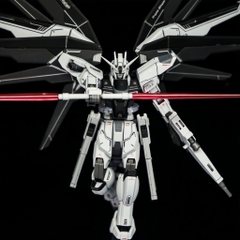 Mô hình lắp ráp Robot Gun-dam HG 1/144 Freedom (Đen)  đồ chơi Toy (Tặng Base)