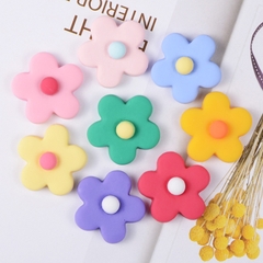 Charm Slime Squishy Combo 10 bông hoa nhiều màu
