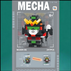 Đồ chơi xếp hình lắp ghép Gundam siêu đang yêu với 12 loại khác nhau, chất liệu nhựa ABS siêu nét, đồ chơi toy lắp ráp
