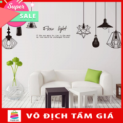 Decal dán tường đèn trang trí DLX5206-Scenedecal-Framedecals