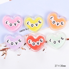 Combo 2 harm Slime Squishy, Trái tim Love