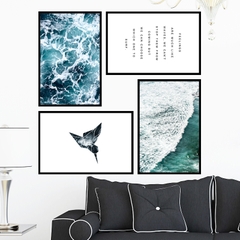 Decal dán tường Sticker dán tường in chất lượng cao có keo mặt sau mẫu hoa lá phong cachs vintage ZH43