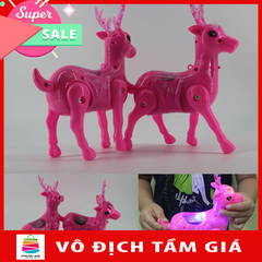 Đồ chơi trẻ em Hươu có nhạc và đèn cực đẹp HPMTOYS