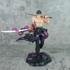 [ Tặng Heo Peppa Pig] [Cao 20cm] Mô hình One Piece Roronoa Zoro ENMA HAKI cao 20cm có đế đẹp, Figure One Piece Zoro Đồ chơi toy
