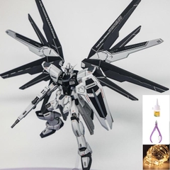 Mô hình lắp ráp Robot Gun-dam HG 1/144 Freedom (Đen)  đồ chơi Toy (Tặng Base)