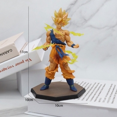 Mô hình Dragon Ball SonGoku super saiyan siêu đẹp kèm hiệu ứng effect cao 17cm - figure mô hình 7 viên ngọc rông