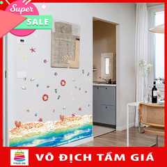 Decal dán chân tường BIỄN XANH - HPM9174