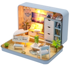 Nhà búp bê lắp ghép bằng gỗ BỘ Series 3 mẫu mini xinh xắn