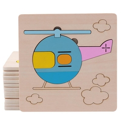 Tranh ghép gỗ đồ chơi gỗ cho bé từ 2 tuổi PuzzleToys