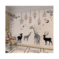 [Size lớn ]Decal dán tường Dưới Ánh Trăng SK9088-SK9081-SK002 framedecals