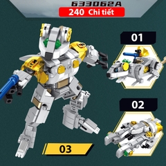 Bộ đồ chơi lắp ráp kiểu Lego Mẫu 12 con giáp có thể ráp thành Robot với hơn 200 chi tiết chất liệu nhựa ABS Cao cấp