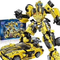 Đồ chơi robot lắp ráp, lắp ghép mẫu robot và xe tranformer với 526 chi tiết nhựa ABS cao cấp đồ chơi Toy ToystationVN