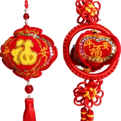 Phụ kiện trang trí tết  Dây treo Túi thơm và lục lạc trang trí cây mai cây đào trang trí cửa đón tết HPMTET