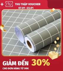Giấy dán tường kẻ ô phong cách sang trọng Hàn Quốc Khổ 5M HPMWallpaper. Độ bền cao keo bám chắc tuổi thọ giấy lâu.